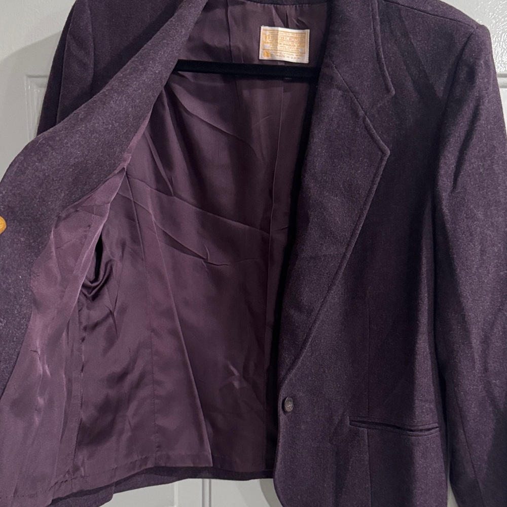 Pendleton Deep Purple Wool Jacket 100 % Virgin Wo… - image 3